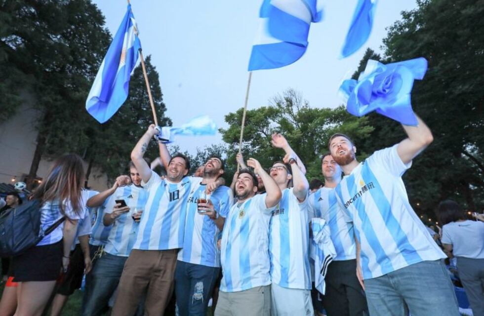 Así se vivió en China el primer partido de Argentina