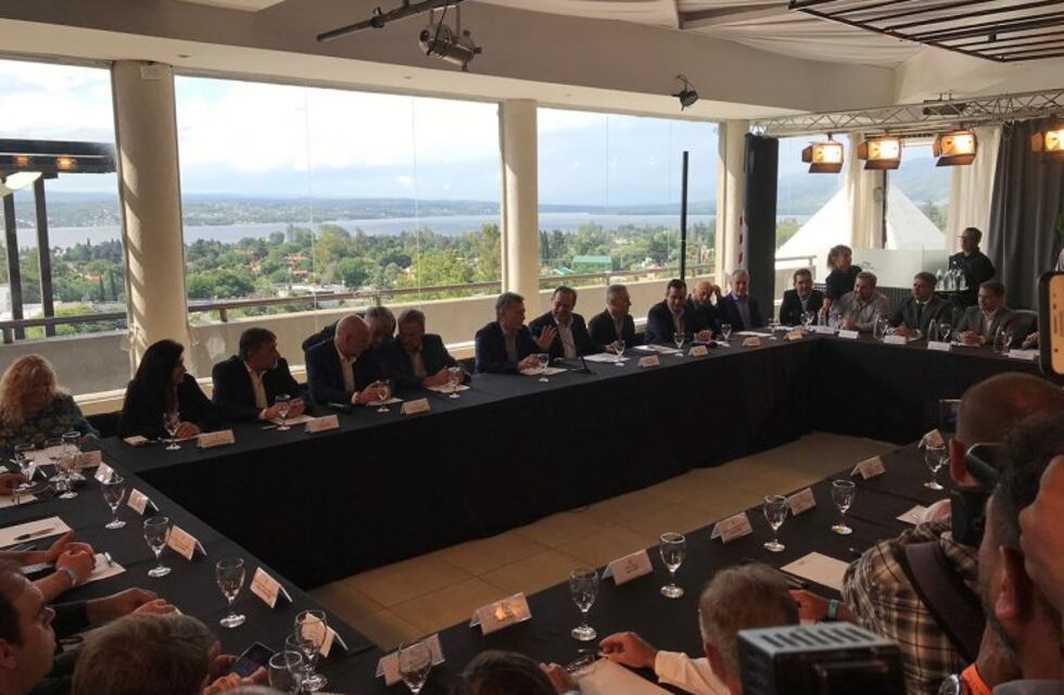 El presidente de la nación pasó por Carlos Paz
