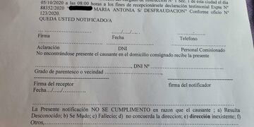 La justicia ya notificó de la causa a todos los involucrados\u002E