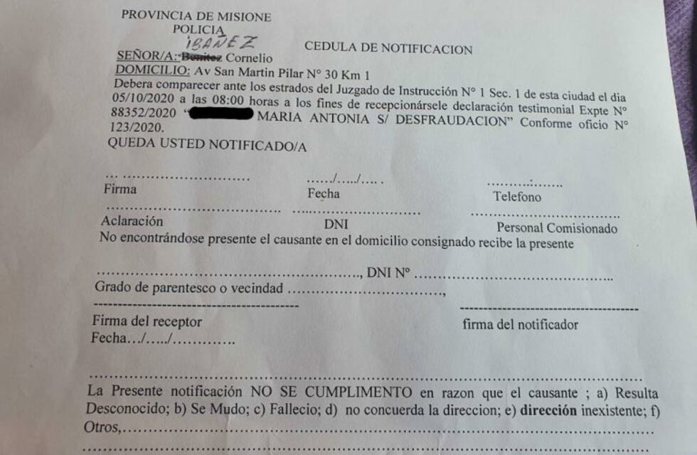 Denuncian que una empleada municipal de Eldorado estafó a un jubilado