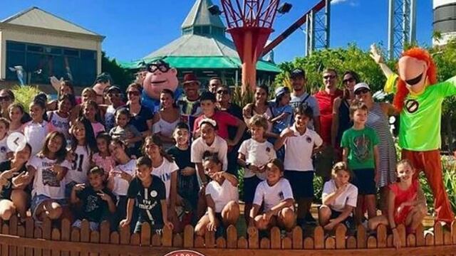 El increíble festejo de cumpleaños que Tevez le organizó a su hija en un parque de diversiones\u002E