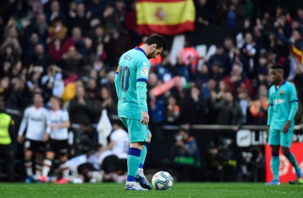 Video: el malestar de Lionel Messi quedó reflejado en el partido del Barcelona ante el Valencia