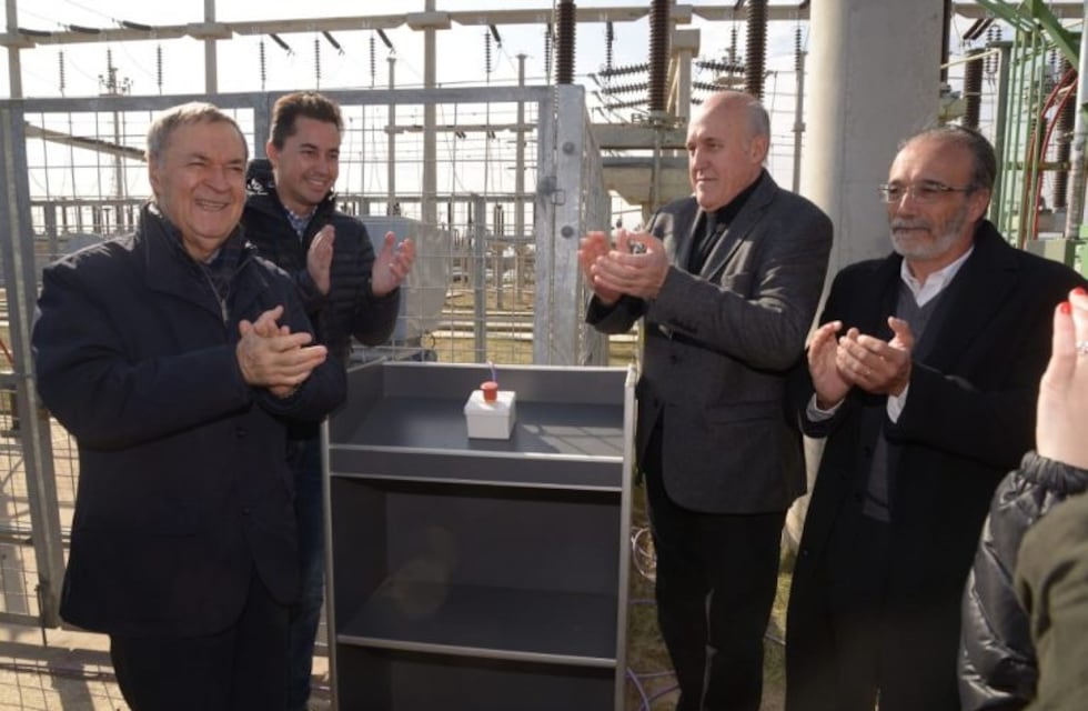 Las Varillas: Schiaretti inauguró la Estación Transformadora