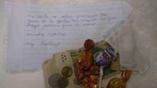 Nene envu00eda sus ahorros a damnificados en Chile por los incendios