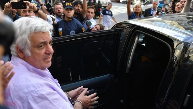 Alberto Samid es trasladado a Comodoro Py (Foto: Federico López Claro)