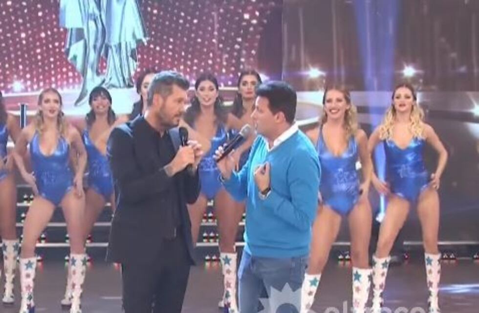 ¡Se le dio! Tinelli volvió a quedarse sin voz y Listorti lo ayudó a conducir