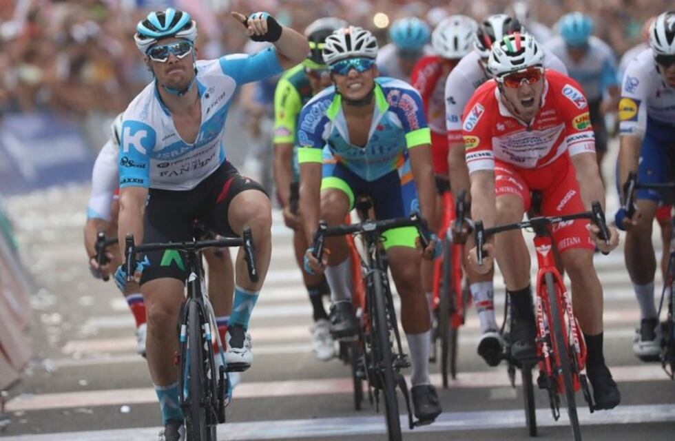 Victoria de un francés y múltiple caída en la 1ra etapa de la Vuelta a San Juan