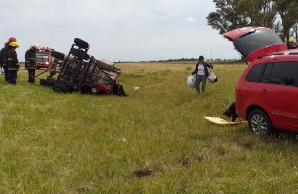 Vuelco en la Ruta 3