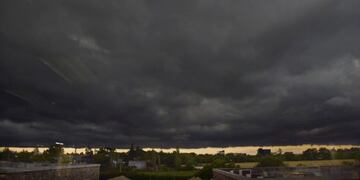 El cielo con nubes amenazantes en Córdoba