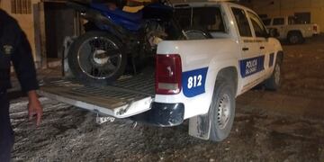 Secuestro de moto robada