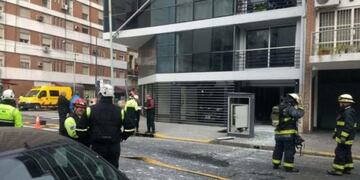 Explosión en Barrio Norte