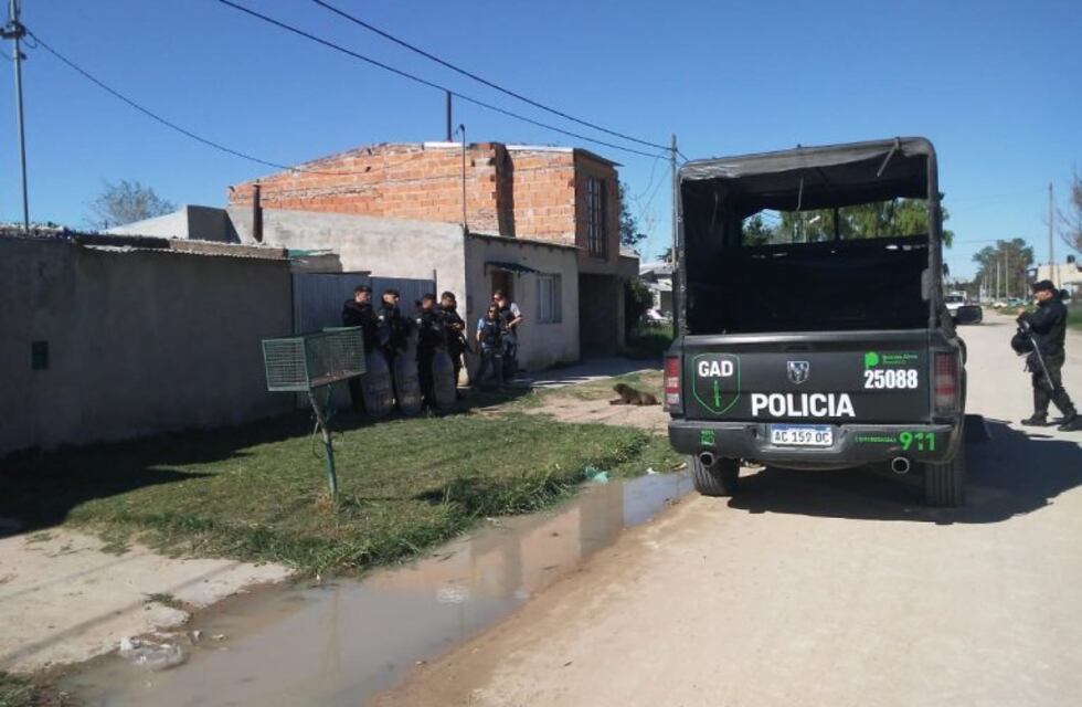 Allanamiento en Tres Arroyos por una causa de robo en Necochea