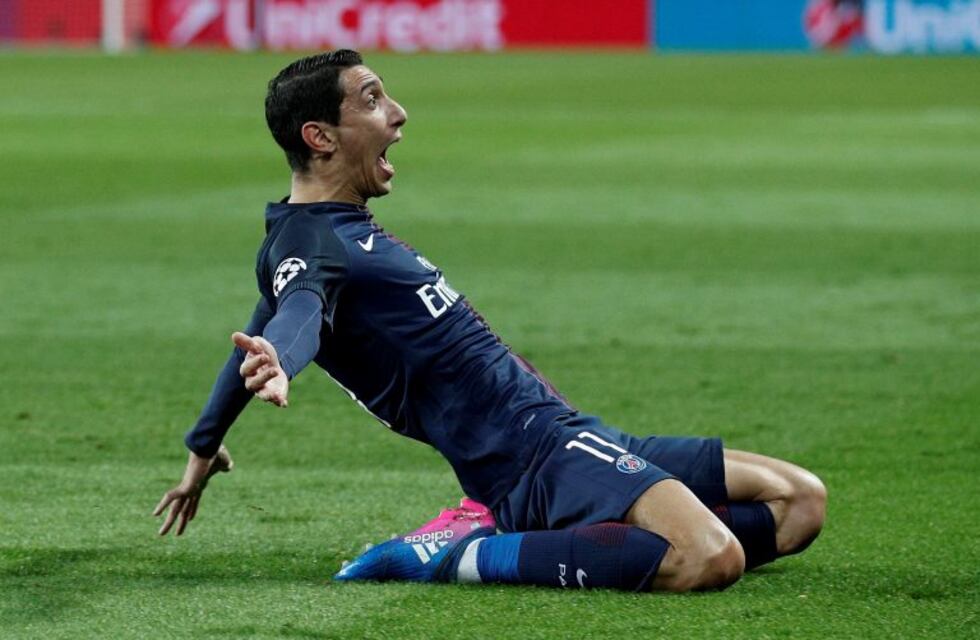 Champions League: con un doblete de Di María, el PSG goleó 4-0 al Barcelona