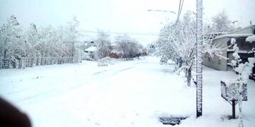 Con el frío polar llegó la nieve y los problemas en las rutas