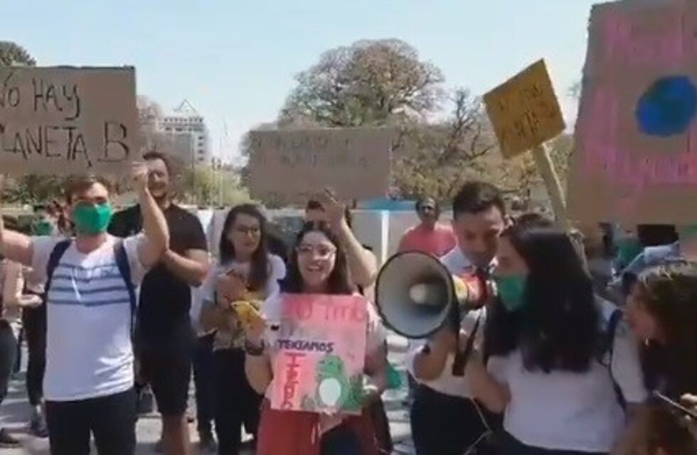 En Mendoza marchó contra el cambio climático