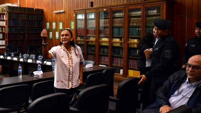 La dirigente Milagro Sala cuestionó a la Corte Suprema.