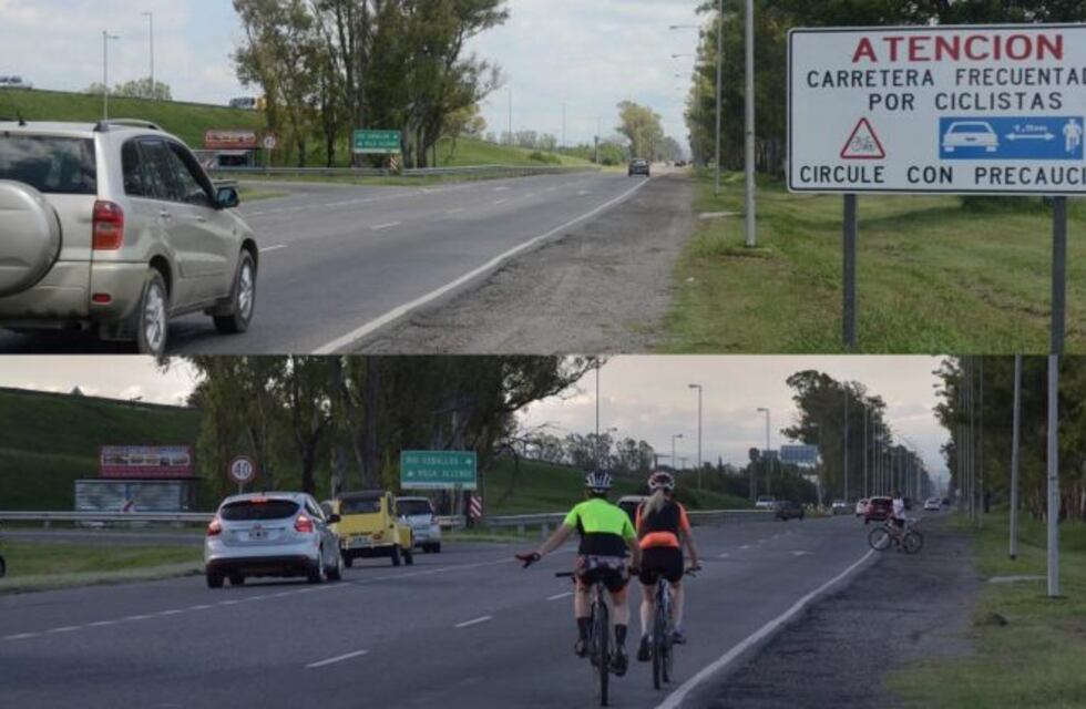 Retiran carteles de circulación de ciclistas en la E-53
