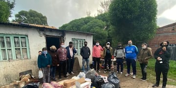 El trabajo de Jóvenes Solidarios en Mar del Plata (Foto: Prensa Jóvenes Solidarios)