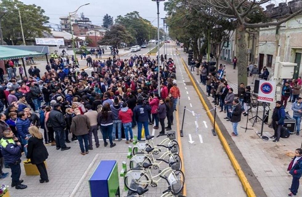 Inauguraron una ciclovía en Tafí Viejo que atraviesa toda la ciudad