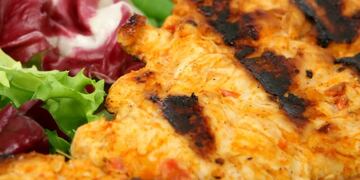 Receta de pollo grillado con salsa de garbanzos\u002E