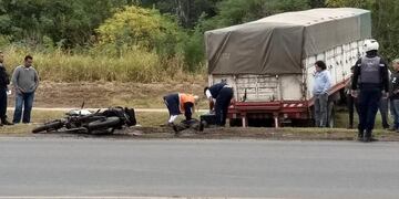El motociclista murió horas después del impacto, ocurrido en barrio 1 de Julio\u002E