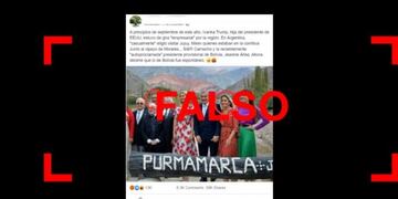 Son falsos los posteos que afirman que Camacho y la presidenta interina de Bolivia posaron junto al gobernador de Jujuy en una foto