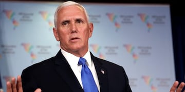 El vicepresidente estadounidense Mike Pence