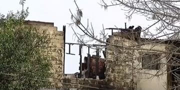 El incendio ocurrió en la planta alta de una vivienda en Vera Mujica al 3000, en la zona sudoeste\u002E (Caputra de TV)