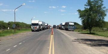 Poco a poco se normalizó el tránsito sobre la ruta nacional Nª 11