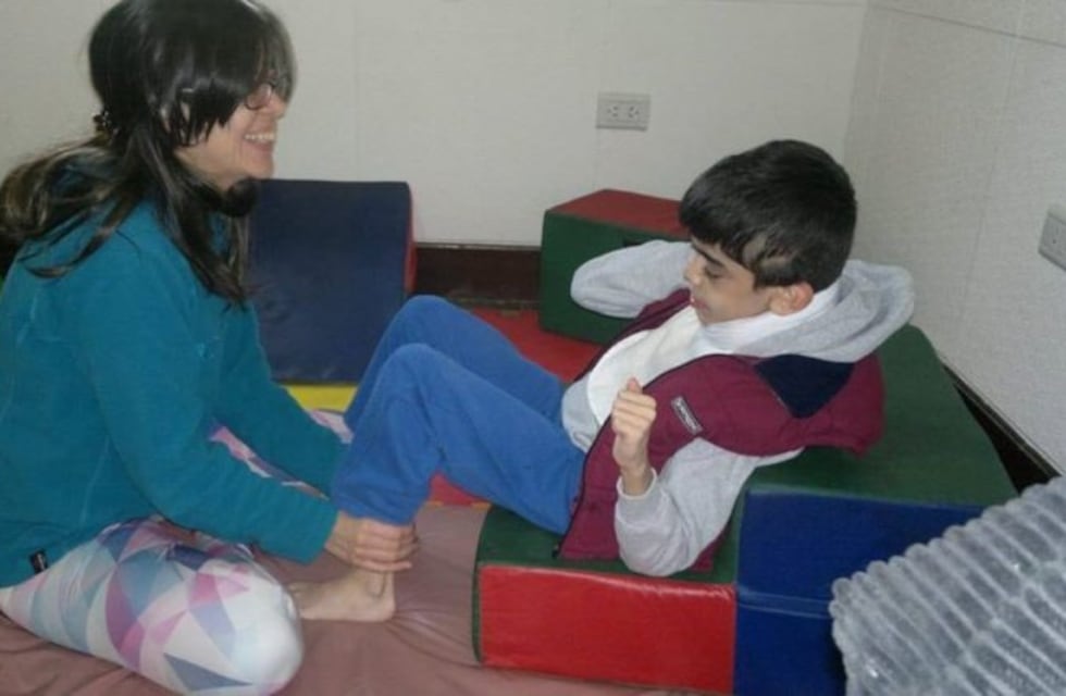 Milagro en la cuarentena: con parálisis cerebral logró caminar