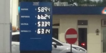 Los nuevos valores de los combustibles YPF (Via Rafaela)