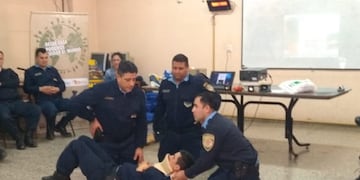 Personal policial de la Departamental Santa María participó de una jornada de capacitación