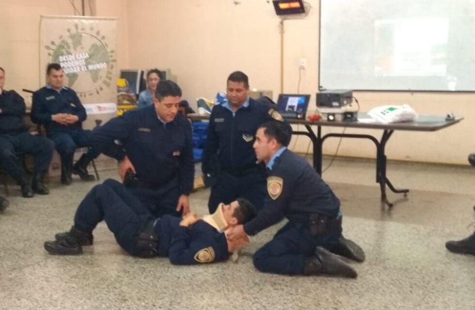 Personal policial de la Departamental Santa María participó de una jornada de capacitación