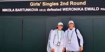 Sol Larraya Guidi, la tenista de Tandil que causa furor en Wimbledon