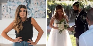 Ornella Ferrara la periodista mendocina que cubrió el casamiento de Belén Francese.