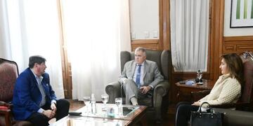 Jaldo se reunió con el intendente de Alderetes Aldo Salomón