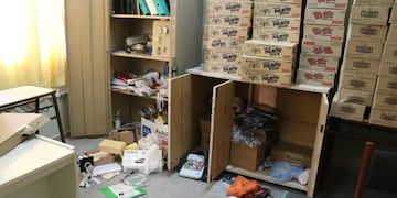 La escuela Doctor Manuel Alvar López fue desvalijada y vandalizada durante la madrugada en San Juan.