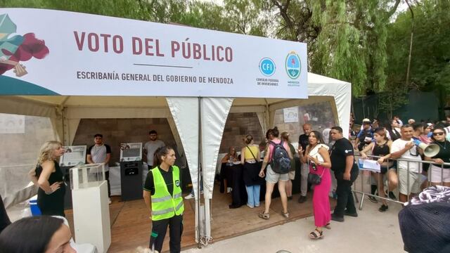 Polémico voto electrónico en la Fiesta de la Vendimia.