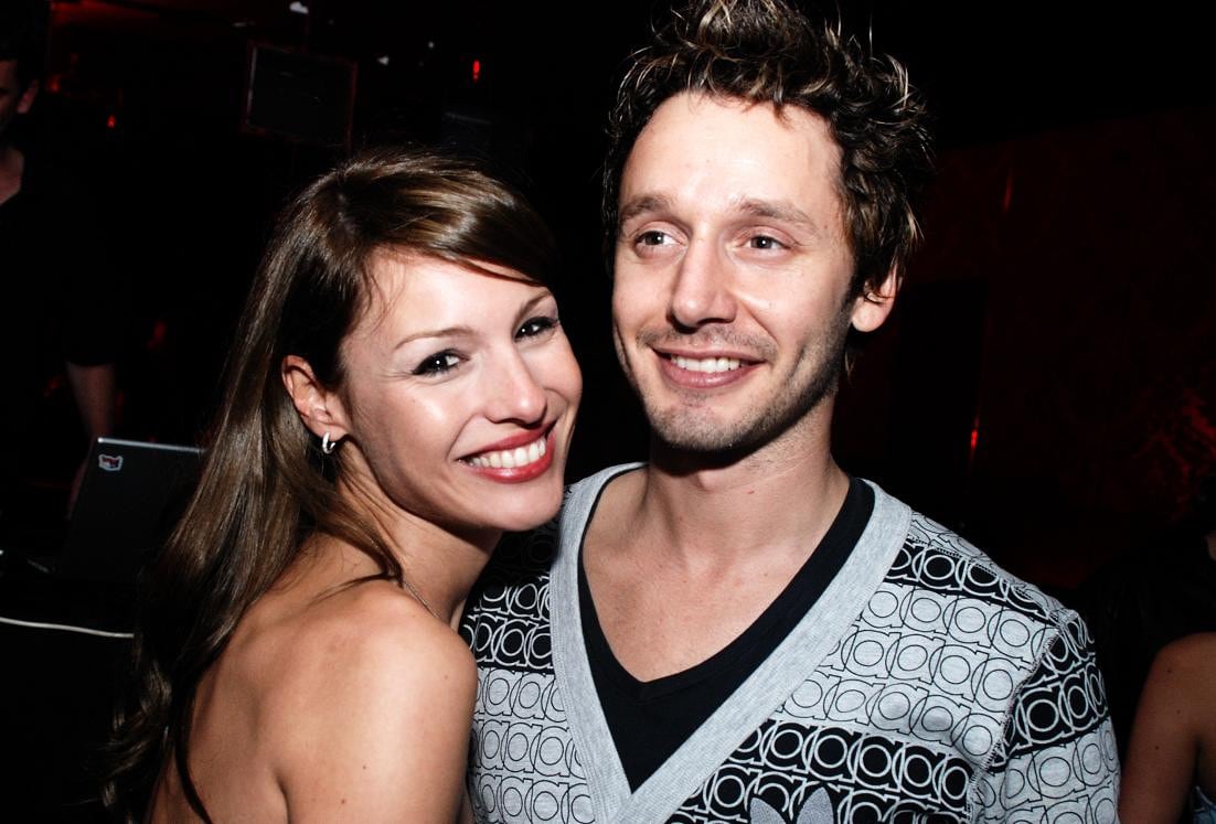 Benjamín Vicuña cuando estaba con Pampita.