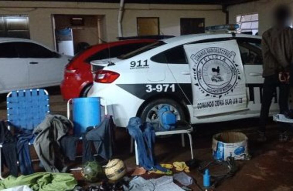 Un detenido y varios elementos robados recuperados en Oberá