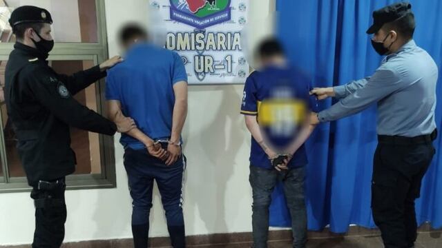 Los hombres fueron detenidos en el barrio Parque Adam.