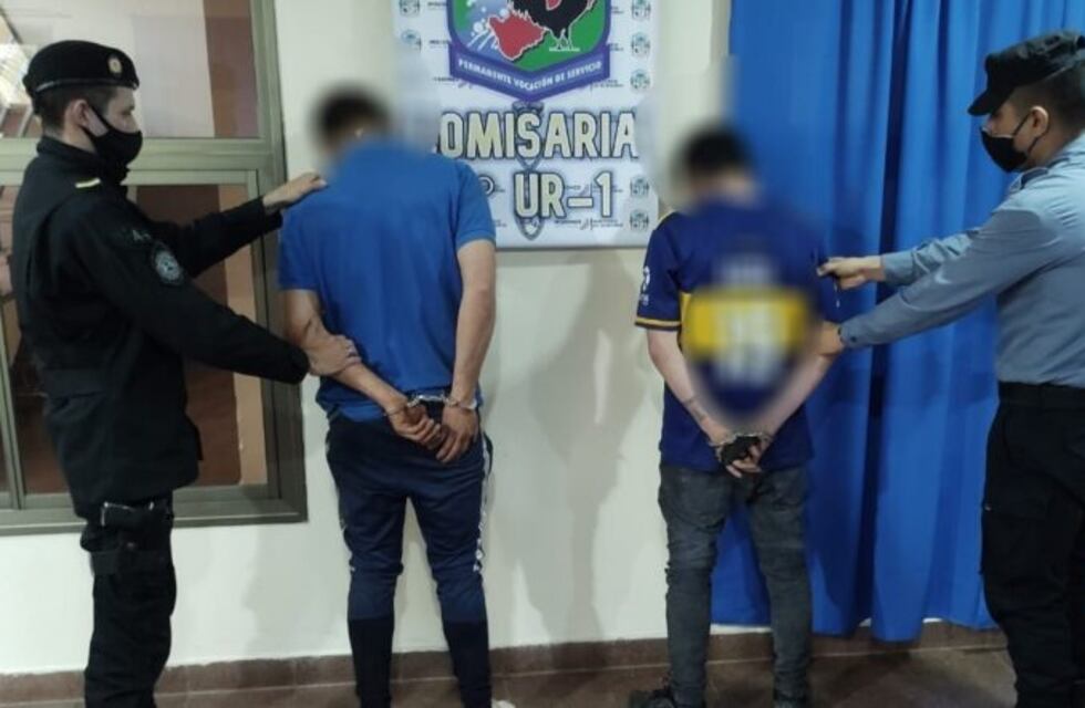 Tres hombres detenidos acusados de arrebatarle la riñonera a una mujer en Posadas