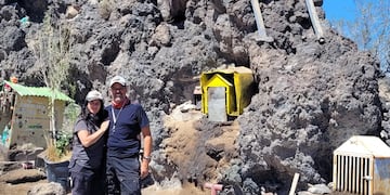Motoviajeros Sampedrinos recorren el país por Ruta 40 y está en Mendoza.