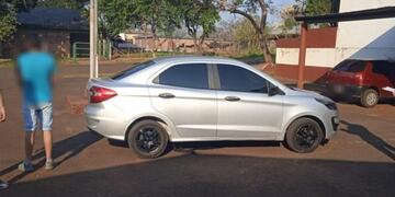 Hallaron un automóvil con pedido de captura bonaerense en un inquilinato de Puerto Rico.