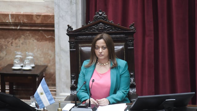 Cecilia Moreau, presidenta de la cámara de Diputados, apeló al fallo del juez Martín Cormick, el cual anuló el nombramiento de diputada radical Roxana Reyes.
Foto Federico Lopez Claro