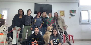 Terapia Asistida con Perros de la Municipalidad de Ushuaia recibió a Bocalan Argentina