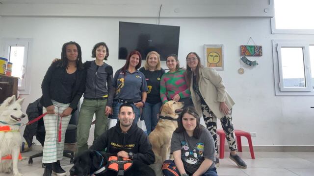 Terapia Asistida con Perros de la Municipalidad de Ushuaia recibió a Bocalan Argentina