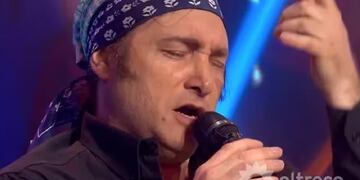 Javier Milei cantó en 2018 en el programa de Guido Kaczka: imitó a Leonardo Favio (El Trece)