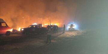 Incendio Santa Cruz del Lago