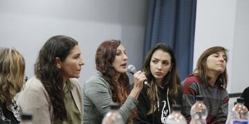 Conferencia de prensa para informar sobre la situación del caso Arcoiris de La Rioja.